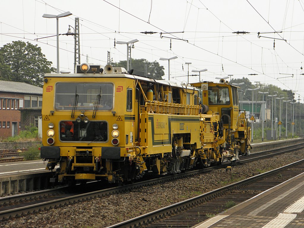 Baufahrzeug von der Firma Eifage Rail in Beuel am 26.7.2011