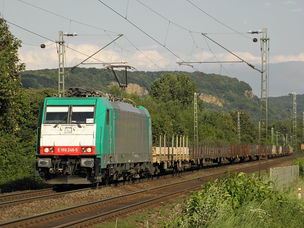 CFL E186 246-5 in Limperich am 21.7.2011