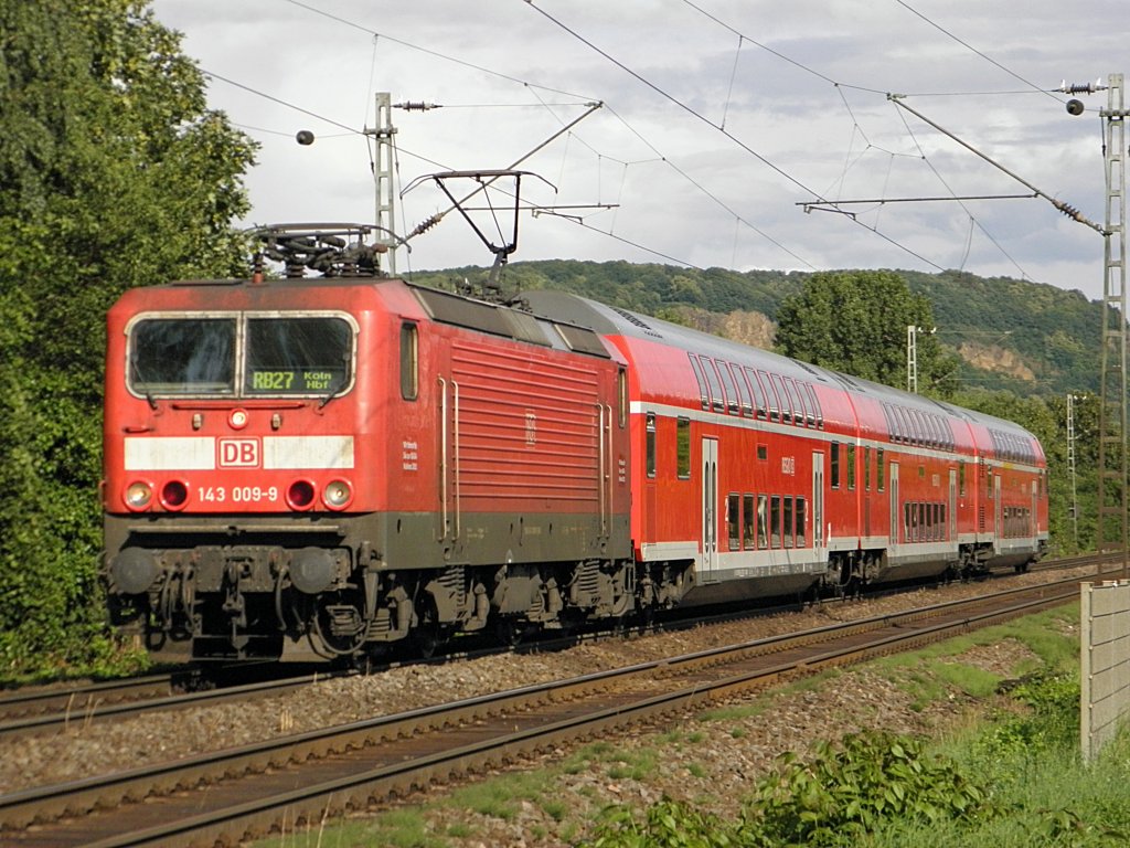 DB 143 009-9 in Limperich am 18.6.2011