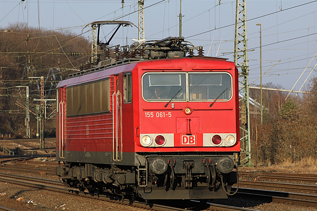 DB 155 061-5 in Kln West am 10.2.2012