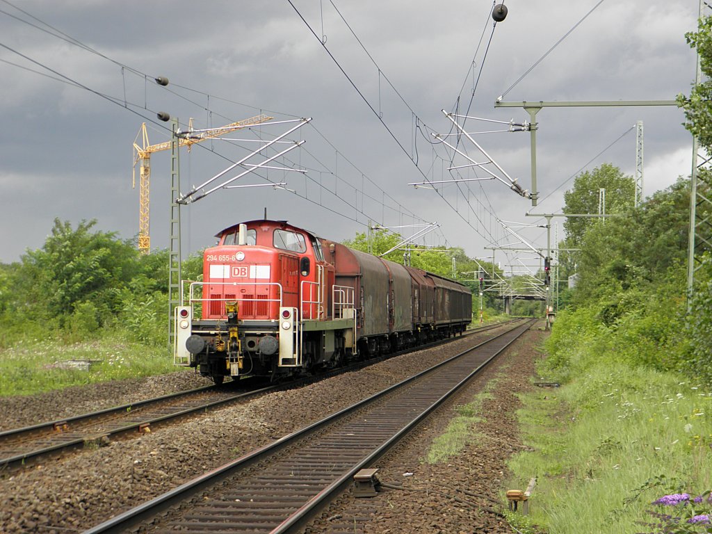 DB 294 655-6 in Oberkassel am 8.8.2011
