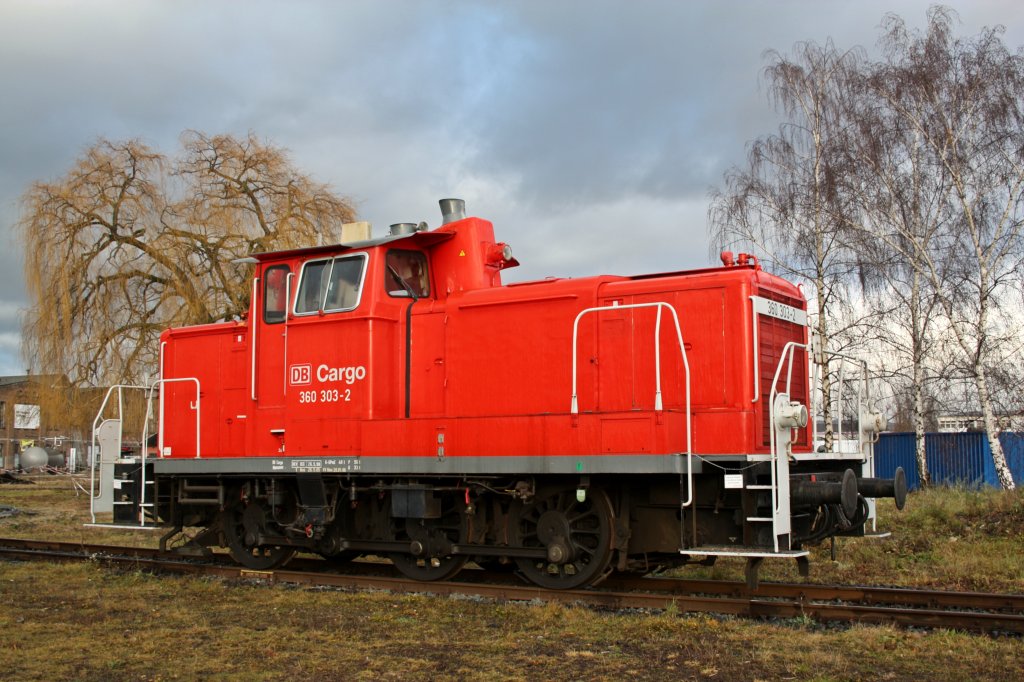 DB 360 303-2 in Koblenz Ltzel am 17.12.2011