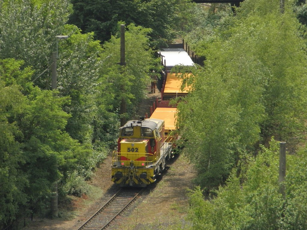 EH 512 002-7 (502) im Landschaftspark Duisburg Nord am 6.6.2011