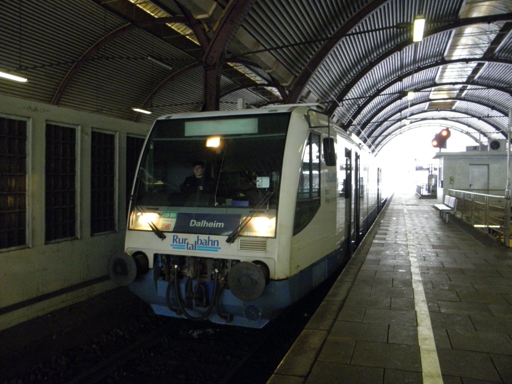 Rurtalbahn RegioSprinter in Mnchengladbach am 27.12.10
