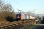 OHE 185 534-5 i.E. f�t Ruhrtalbahn Cargo in Beuel am 25.1.2012