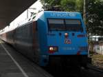 101 016-4 am 23.06.10. in Bonn Hbf mit dem DB Autozug von Hamburg Altona nach Italien.