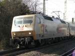 120-Werbelok/124313/db-120-159-9-175-jahre-deutsche DB 120 159-9 175 Jahre Deutsche Eisenbahn mit einem IC in Bonn Hbfa am 4.3.2011