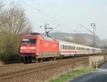 DB 101 103-1 in Limperich am 27.3.2012