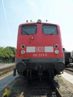 DB 110 223-5 im DB Museum Koblenz am 8.6.2011