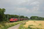 Railion/DB 151 069-2 mit 151 017-1 in Vilich-Mldorf am 25.6.2012