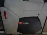 Werbe ICE/106036/db-bahn-mit-fussball-hintergrund DB Bahn mit Fussball Hintergrund