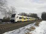 Trans Regio 460 in Bornheim am 3.1.11.