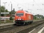 WLE Westfalische Landes-Eisenbahn/154062/wle-eurorunner-22-125-jahre-wle WLE Eurorunner 22 '125 Jahre WLE' solo in Beuel am 11.8.2011