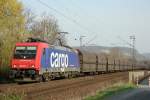 SBB Cargo i.E. fr die Niederrheinische Verkehrsbetriebe(NIAG) in Limperich am 27.3.2012