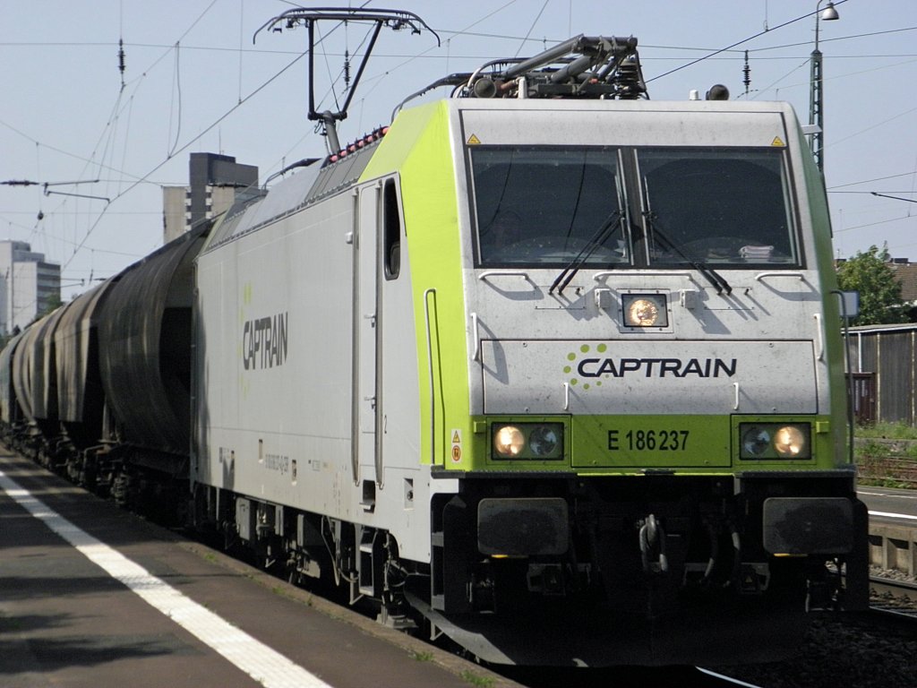 Captrain E186 237 in Beuel am 26.6.2011