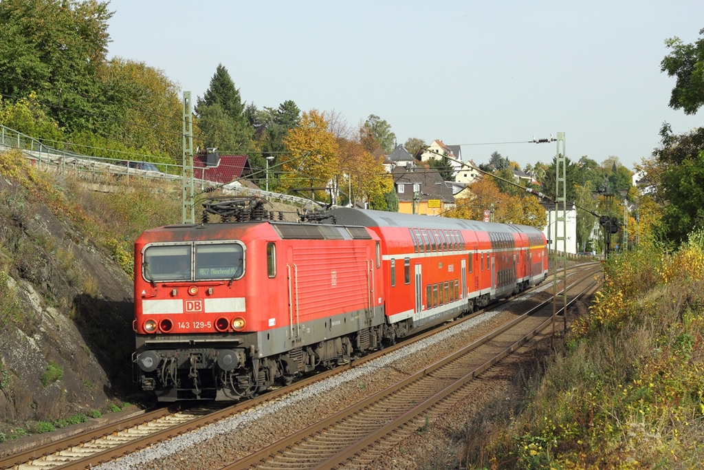 DB 143 129-5 als RB27 in Leutesdorf am 19.10.2012