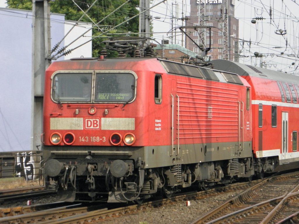 DB 143 168-3 in Kln Hbf am 28.5.2011