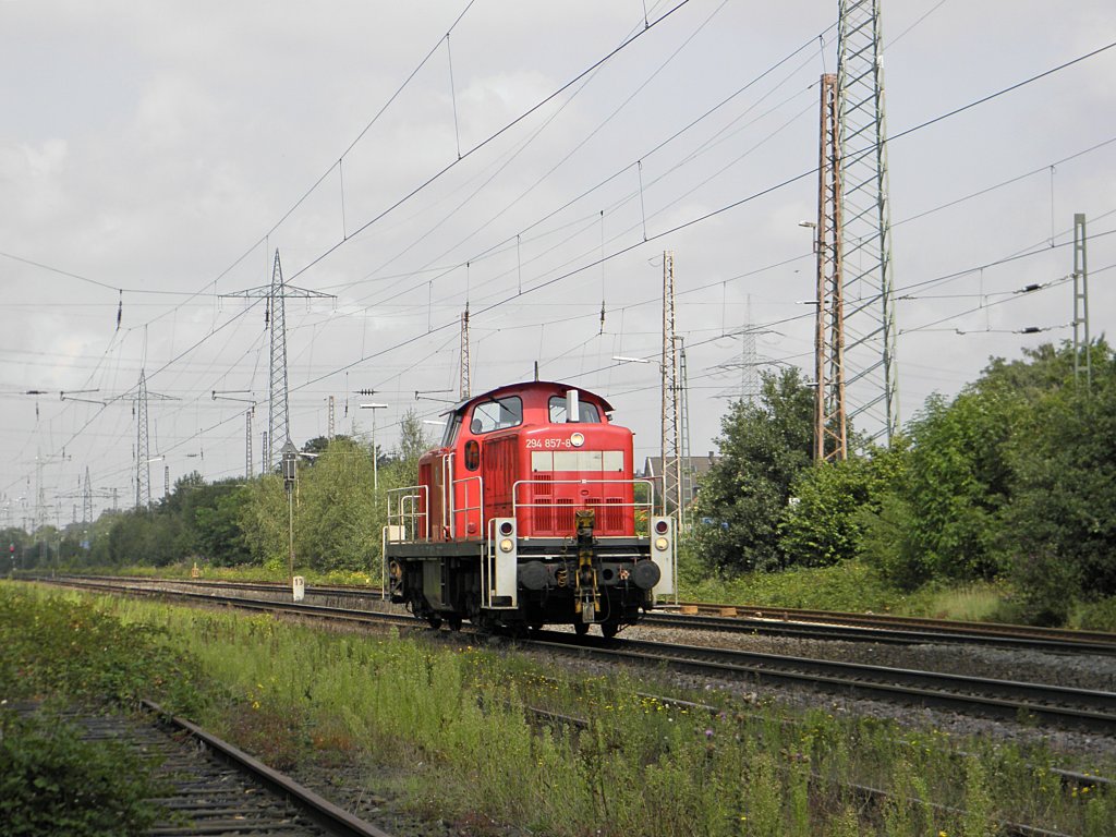 DB 294 857-8 in Ratingen Lintorf am 15.8.2011