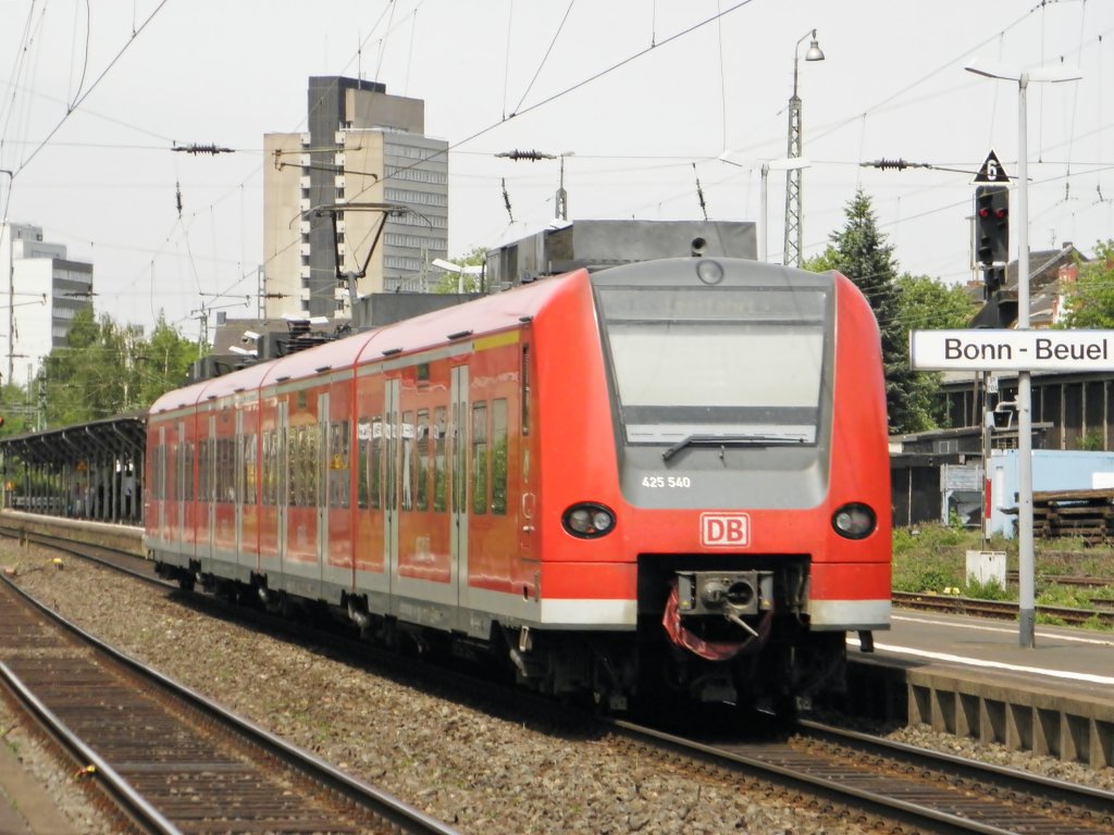 DB 423 540 als Leerfahrt in Beuel am 9.5.2011