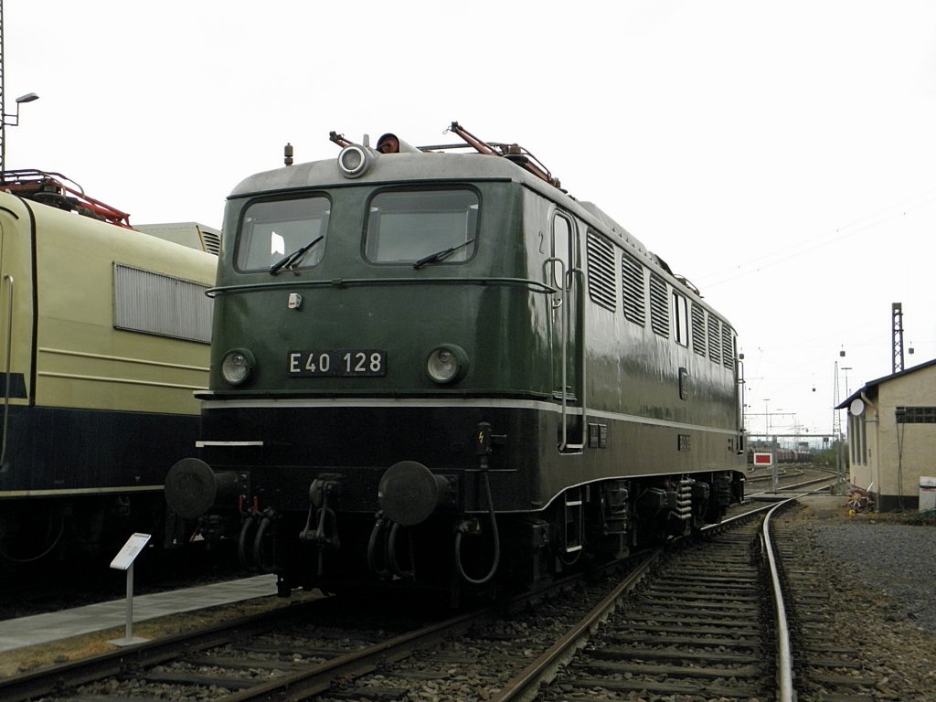 E40 128 im DB Museum Koblenz am 17.9.2011