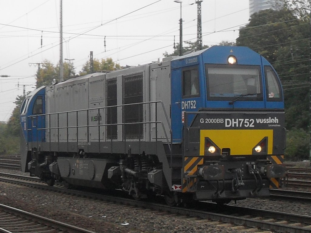 G 2000BB als DH752 von Vossloh in Kln West.