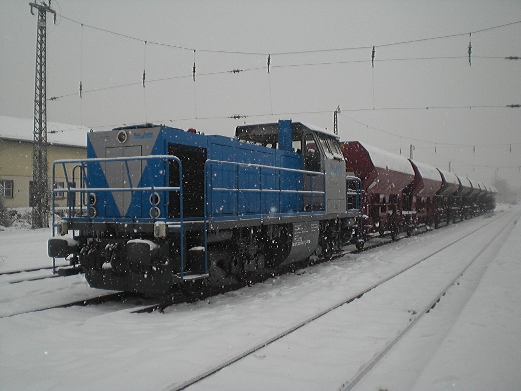 G1206 (V 104) von der Rurtalbahn in Dren am 23.12.2010.