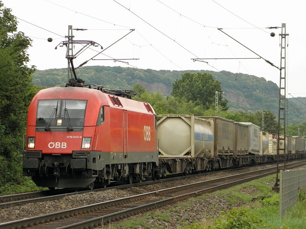 BB 1016 043-0 in Limperich am 16.6.2011