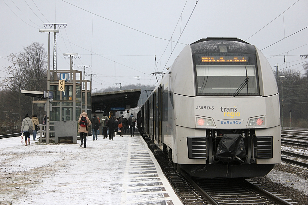 Trans Regio 460 513-5 in Kln West am 9.2.2012