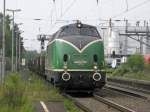 BEG V200 mit dem Alu-Zug in Knigswinter am 19.5.2011. Gru an den Tf !!!