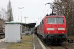 DB 111 155-8 als RB48 in Bonn-Mehlem am 3.3.2012
