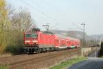 DB 143 168-3 in Limperich am 27.3.2012