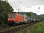 DB 145 028-7 in Limperich am 23.7.2011