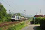 Rurtalbahn 185 687-1  Peterson  in Limperich am 22.5.2012