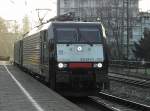 Mini Lokzug mit 2 MRCE 189, Zuglok war 189-083 am 29.1.2011 in Bonn