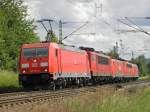 Br 189/144915/db-185-369-6-mit-einem-lokzug DB 185 369-6 mit einem Lokzug in Unkel am 10.6.2011