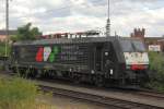 ES 64 F4-406 (E189-406)  compagnia ferroviaria italiana  abgestellt in Mönchengladbach Hbf am 1.7.2012