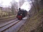 Br 99 auf der Brohltalbahn zum Fest 175 Jahre Deutsche Eisenbahn