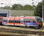 br-643-talent/152082/euregiobahndb-643-abgestellt-in-aachen-hbf Euregiobahn/DB 643 abgestellt in Aachen Hbf am 25.7.2011. Dahinter steht 120 208